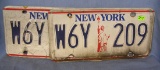 NY license plates picturing the Statue of Liberty