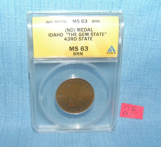 Idaho the Gem state commemorative bronze