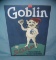 Goblin soap retro style advertising sign
