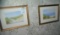 Pair of water color style artist signed prints