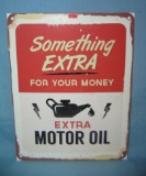 Extra Motor Oil retro style advertising sign