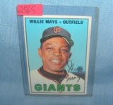 Willie Mays 1967 Topps baseball card