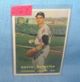 Rocky Colovito rookie 1957 Topps baseball card