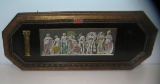 Antique Roman hand colored art piece