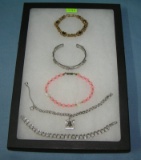 Collection of quality costume jewelry bracelets