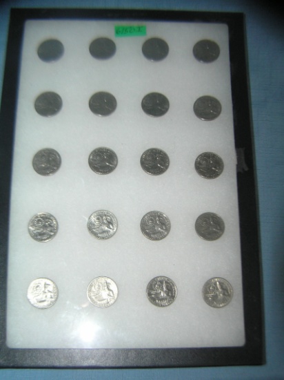 Collection of vintage Bicentennial quarters
