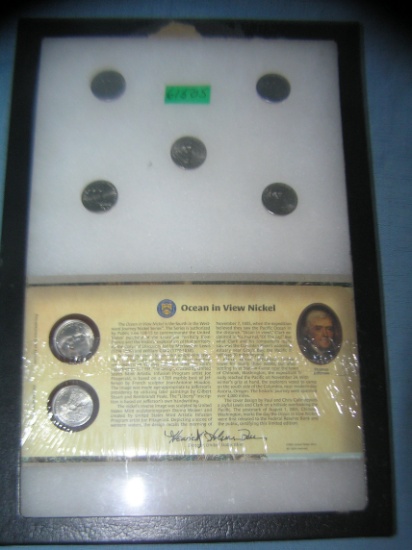 Group of US mint cased and circulated American nickels