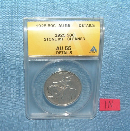 1925 silver Stone Mountain half dollar commemorative
