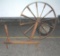 Large antique spinning wheel circa 1850's