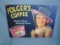 Folger's coffee retro style advertising sign