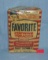 Nellie Fox favorite chewing tobacco 1950's original large size unopened box
