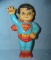 Vintage Superman 7 inch rubber squeeze toy dated 1978