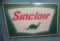 Antique style Sinclair gas and oil company sign