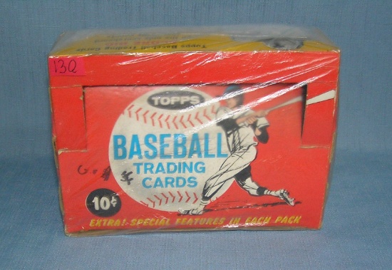 1966 or 1967 Topps baseball card store display box