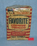 Nellie Fox favorite chewing tobacco 1950's original large size unopened box