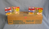 Topps factory sealed unopened case of jumbo pack baseball cards
