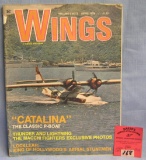 Vintage WINGS aviation magazine