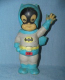 Vintage Batman 7 inch rubber squeeze toy dated 1978