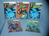 Group of Sludge comic books featuring Silver Foil