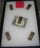 American Legion gold plated money clips