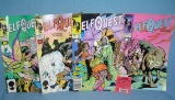 Group of vintage Marvel Elf Quest comic books