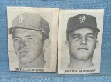 Pair of NY Mets mini baseball cards