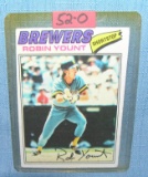 Vintage Robin Yount all star baseball card