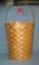 Basket weave decorated beach or barbecue cooler
