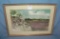 Bluff of the Mississippi original framed art work