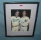 Don Mattingly autographed photo with George Brett