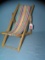 Great early salesman sample beach chair