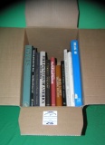 Large box full of vintage estate books