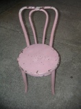 Antique ice cream parlor chair