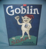 Goblin soap retro style advertising sign