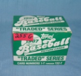 1987 Topps baseball traded card set