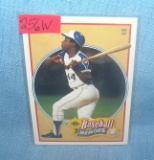 Hank Aaron Upper Deck baseball heroes baseball card