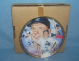 Mickey Mantle NY Yankees legendary collector's plate
