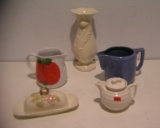 5 piece china and porcelain group