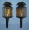 Pair of antique carriage lamps