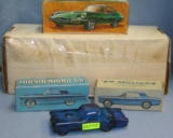 Collection of vintage Avon classic automobiles