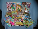 Large collection of vintage Xmen comic books