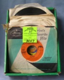 Mixed group of vintage 45 RPM records