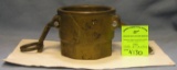 Antique ever-tight fire hose and nozzle coupling