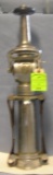 Antique fire nozzle by Elkhart brass company