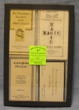 Group of antique advertising brochures