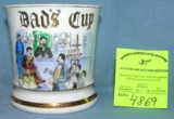 Antique shaving mug titled Dad’s Cup