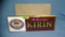 Vintage Kirin advertising cash register top or wall mount display piece