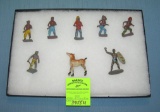 Collection of American Indian figures