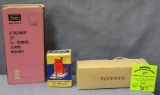Group of three vintage sewing accessory kits