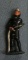 Vintage hand painted lead toy firemen figure